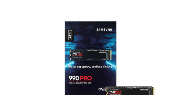 SAMSUNG 990 Pro 4TB NVMe M.2 Gen.4 Solid State Drive